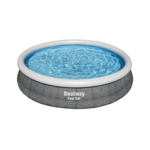 Bestway Fast Set Pools-Fast Set 12’ x 30” Round Inflatable Pool Set