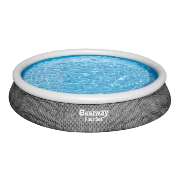 Bestway Fast Set Pools-Fast Set 13’ x 33” Round Inflatable Pool Set