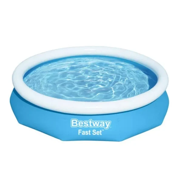 Bestway Fast Set Pools-Fast Set 10’ x 26” Round Inflatable Pool