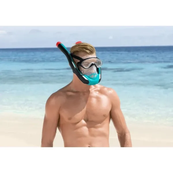 Bestway Swim Gear-Flowtech Full-Face Snorkel Mask L/XL, Teal
