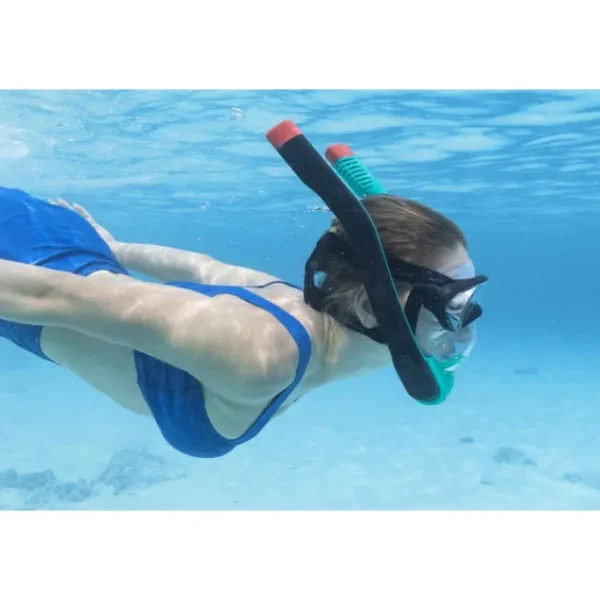 Bestway Swim Gear-Flowtech Multicolor Full-Face Snorkel Mask S/M