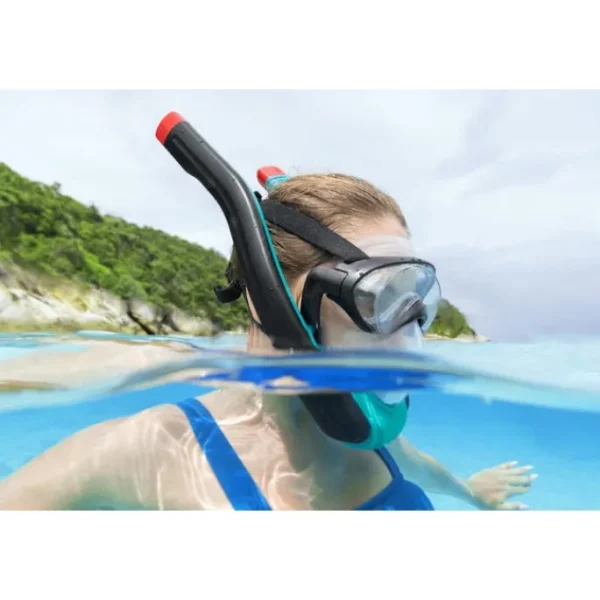 Bestway Swim Gear-Flowtech Multicolor Full-Face Snorkel Mask S/M