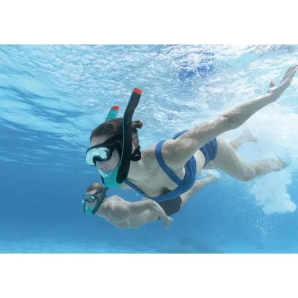 Bestway Swim Gear-Flowtech Multicolor Full-Face Snorkel Mask S/M