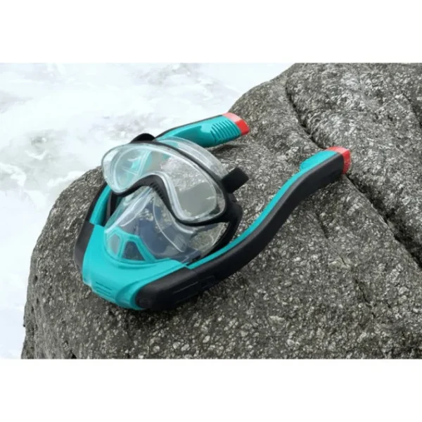 Bestway Swim Gear-Flowtech Multicolor Full-Face Snorkel Mask S/M