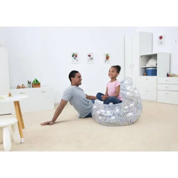 Kids Bestway Inflatable Kids Chairs | Inflatable Chairs-Glitter Dream Inflatable Chair