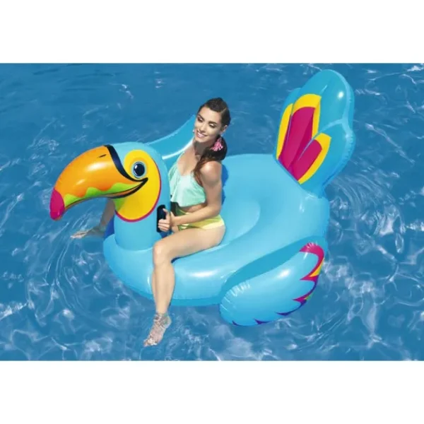 Bestway Pool Floats-H2OGO Tipsy Toucan Ride-On Inflatable Pool Float