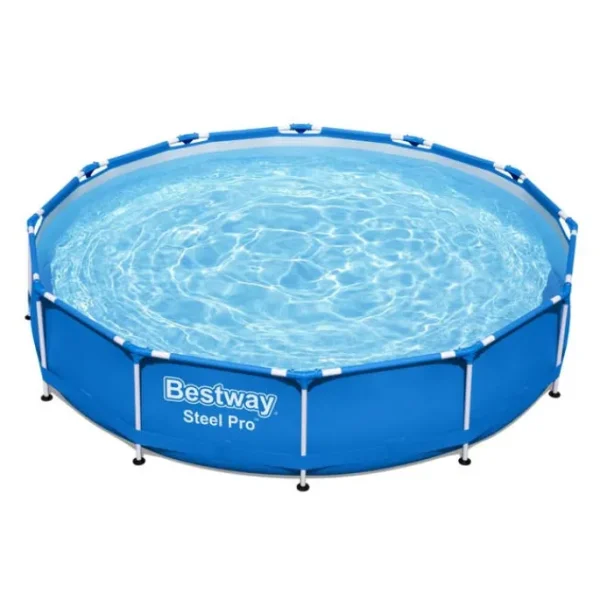 Bestway Steel Pro Pools-Steel Pro 12' x 30" Above Ground Pool Set