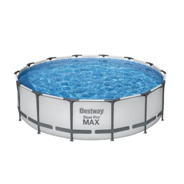 Bestway Steel Pro Max Pools-Steel Pro MAX 14’ x 42” Round Above Ground Pool Set