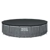 Bestway Steel Pro Max Pools-Steel Pro MAX 15' x 42" Round Above Ground Pool Set with LED Light