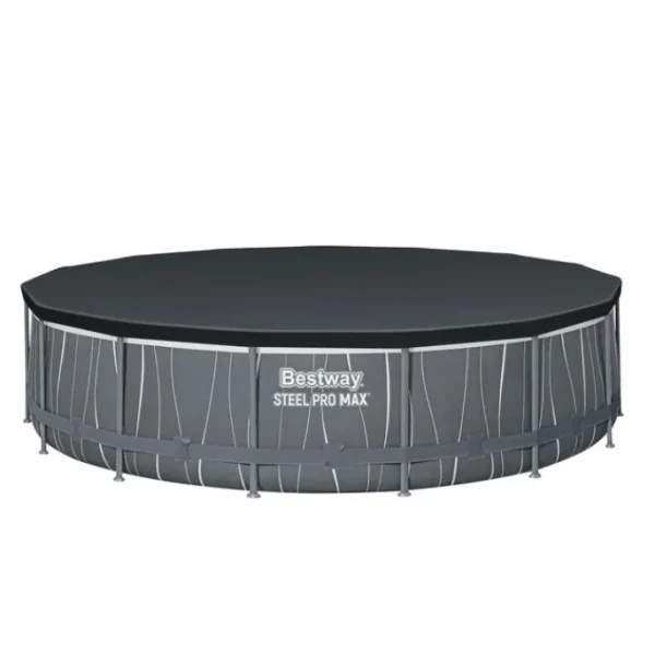 Bestway Steel Pro Max Pools-Steel Pro MAX 15' x 42" Round Above Ground Pool Set with LED Light
