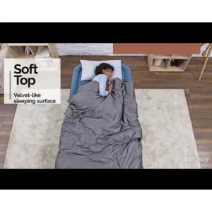 Bestway Indoor Air Mattresses-Tough Guard Air Mattress Twin 18" with Built-in AC Pump