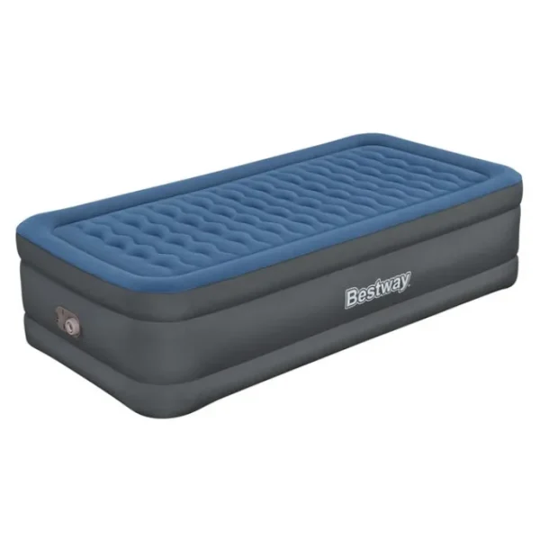 Bestway Indoor Air Mattresses-Tough Guard Air Mattress Twin 18" with Built-in AC Pump