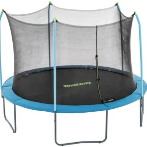 Bestway Trampolines-Xtreme Air 12 ft Outdoor Trampoline for Kids & Adults, No-Gap Enclosure, Foam-Padded Poles