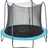 Bestway Trampolines-Xtreme Air 10 ft Outdoor Trampoline for Kids & Adults, No-Gap Enclosure, Foam-Padded Poles