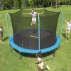 Bestway Trampolines-Xtreme Air 12 ft Outdoor Trampoline for Kids & Adults, No-Gap Enclosure, Foam-Padded Poles