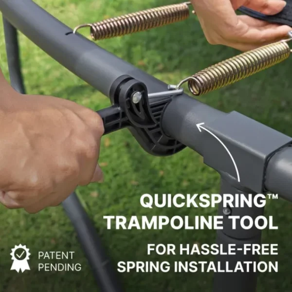 Bestway Trampolines-Xtreme Air 10 ft Outdoor Trampoline for Kids & Adults, No-Gap Enclosure, Foam-Padded Poles