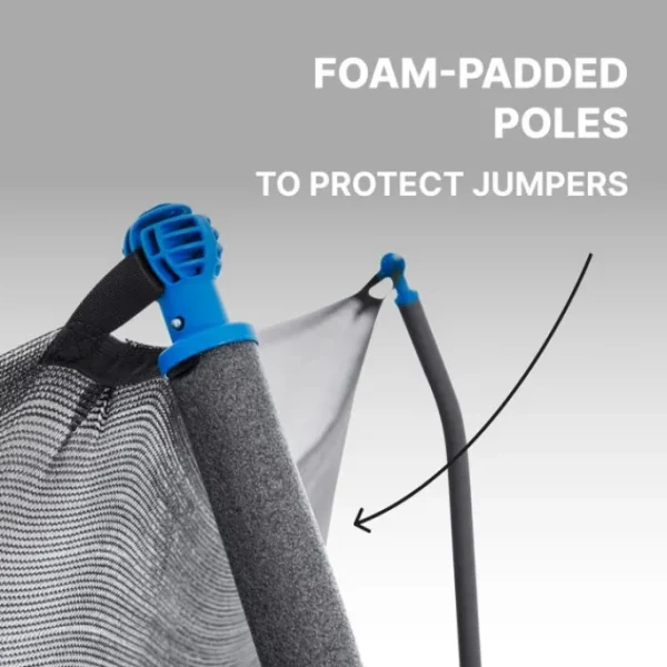 Bestway Trampolines-Xtreme Air 15 ft Outdoor Trampoline for Kids & Adults, No-Gap Enclosure, Foam-Padded Poles