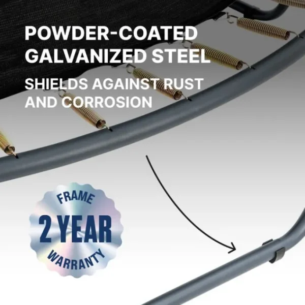 Bestway Trampolines-Xtreme Air 10 ft Outdoor Trampoline for Kids & Adults, No-Gap Enclosure, Foam-Padded Poles