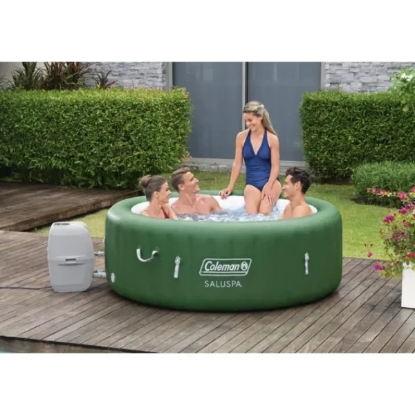 Bestway Airjet | Energysense-Coleman SaluSpa Palm Springs EnergySense AirJet Inflatable Hot Tub Spa 4-6 person