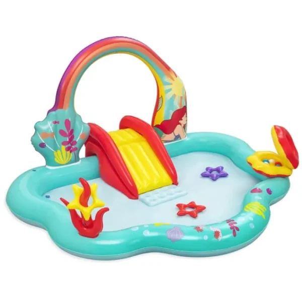 Bestway Play Centers-Disney Little Mermaid Inflatable Kids Water Play Center
