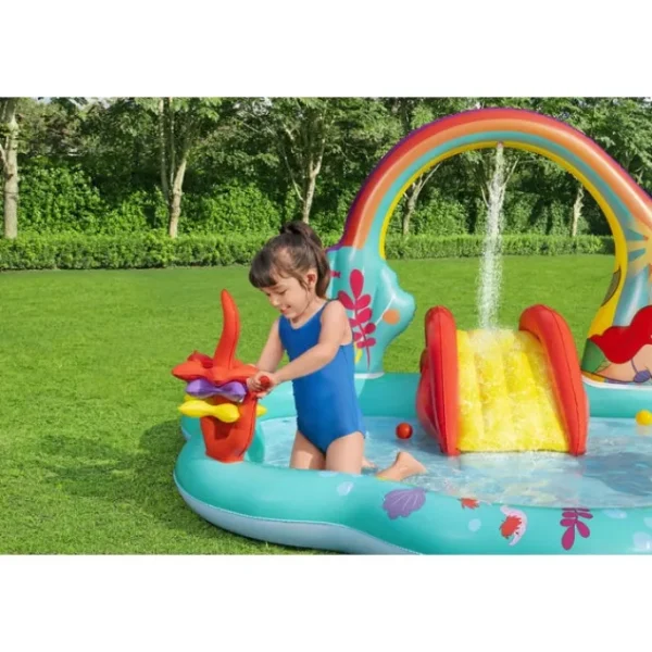 Bestway Play Centers-Disney Little Mermaid Inflatable Kids Water Play Center