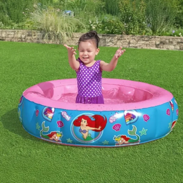 Bestway Kiddie Pools-Disney Princess Little Mermaid Inflatable Above-Ground Kiddie Play Pool