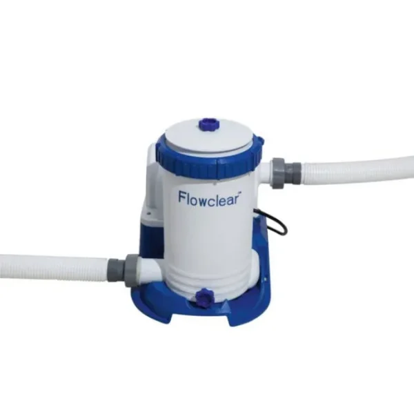 Bestway Filter Pumps-Flowclear 2,500 gal. Cartridge Filter Pump Replacement, White