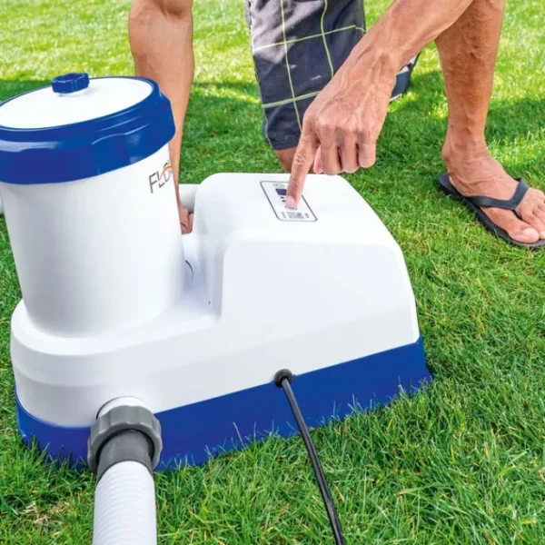 Bestway Filter Pumps-Flowclear 2000 Gal Smart Touch Wifi Above-Ground Pool Pump