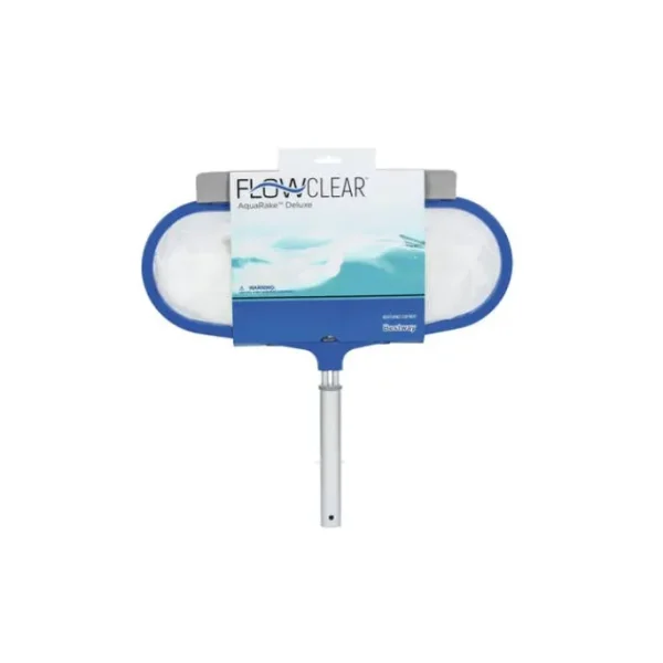 Bestway Pool Maintenance Tools-Flowclear AquaRake Deluxe Aluminum Pool Leaf Skimmer