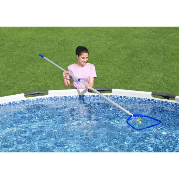 Bestway Pool Maintenance Tools-Flowclear AquaScoop Deluxe Aluminum Pool Skimmer