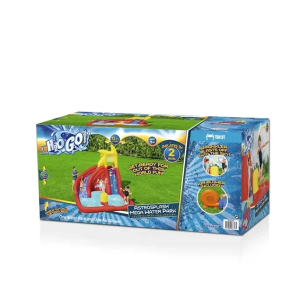 Bestway Mega Water Parks-H2OGO! AstroSplash Kids Inflatable Mega Water Park 10'9"
