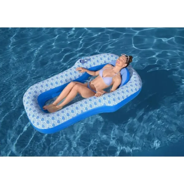 Bestway Pool Floats | Pool Lounges-H2OGO! Comfort Plush Pool Lounge Float 70"