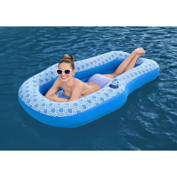 Bestway Pool Floats | Pool Lounges-H2OGO! Comfort Plush Pool Lounge Float 70"
