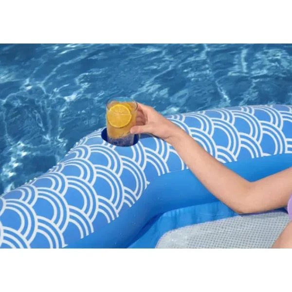 Bestway Pool Floats | Pool Lounges-H2OGO! Comfort Plush Pool Lounge Float 70"