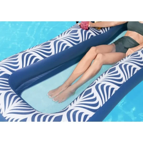 Bestway Pool Floats | Pool Lounges-H2OGO! Comfort Plush Shaded Pool Lounge Float