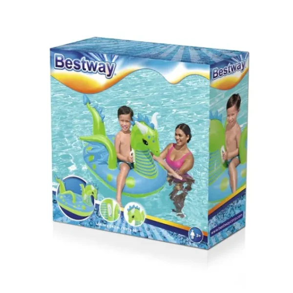 Bestway Kiddie Floats | Pool Floats-H2OGO! Fantasy Dragon Kids Ride-On Pool Float
