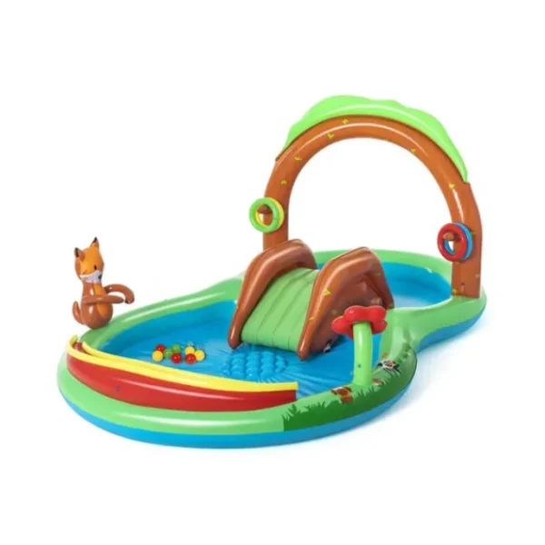 Bestway Play Centers-H2OGO! Friendly Woods Inflatable Play Pool Center