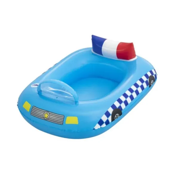 Bestway Pool Floats | Kiddie Floats-H2OGO! Funspeakers Police Car Baby Boat Float