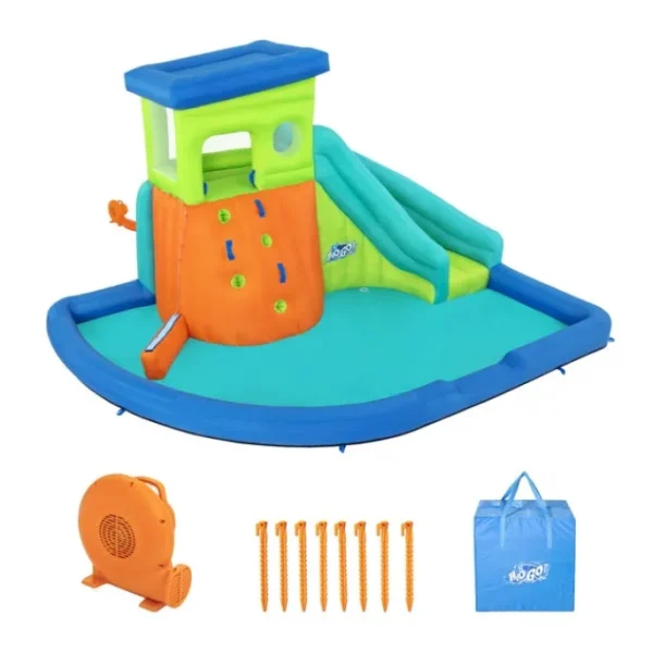 Bestway Mega Water Parks-H2OGO! HydroHangout Kids Inflatable Mega Water Park