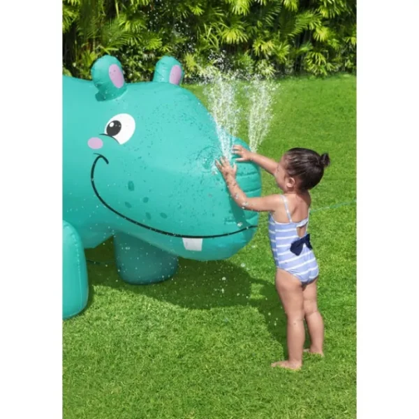 Bestway Sprinklers-H2OGO! Jumbo Hippo Kids Inflatable Sprinkler