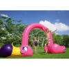 Bestway Sprinklers-H2OGO! Jumbo Pink Flamingo Inflatable Child Stationary Sprinkler Arch
