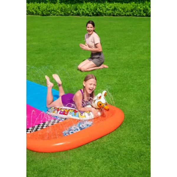 Bestway Water Slides-H2OGO! Llama Rama Double Race Water Slide 16’