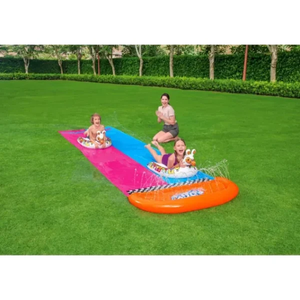Bestway Water Slides-H2OGO! Llama Rama Double Race Water Slide 16’