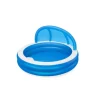 Bestway Kiddie Pools-H2OGO! 7'11" x 55" Summer Days Inflatable Round Kiddie Pool with UV Careful Sunshade