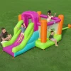 Bestway Bounce Houses | Bounce Houses-H2OGO!® Slide Flyer Kids Inflatable Mega Bouncer 6’, Ages 3+