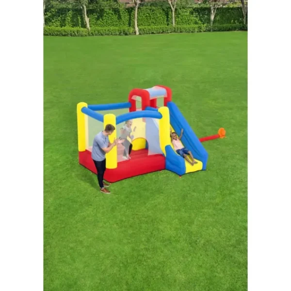 Bestway Bounce Houses | Bounce Houses-H2OGO! Slidetastic Kids Inflatable Mega Bounce Park