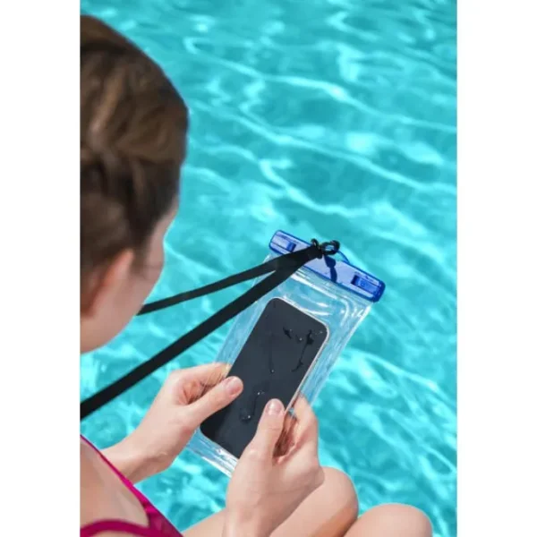 Bestway Toy Accessories-H2OGO! Splash Guard Waterproof Smart Phone Case, Most iPhone/ Samsung/ Android Phones up to 7” Long