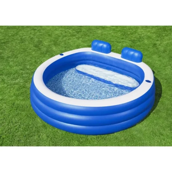 Bestway Family Pools-H2OGO! Splash Paradise 7'7" x 7'2" x 31" Inflatable Family Pool