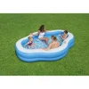 Bestway Kiddie Pools | Family Pools-H2OGO! Splashview 8' Inflatable Family Pool With See-Through Window