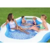 Bestway Kiddie Pools | Family Pools-H2OGO! Splashview 8' Inflatable Family Pool With See-Through Window
